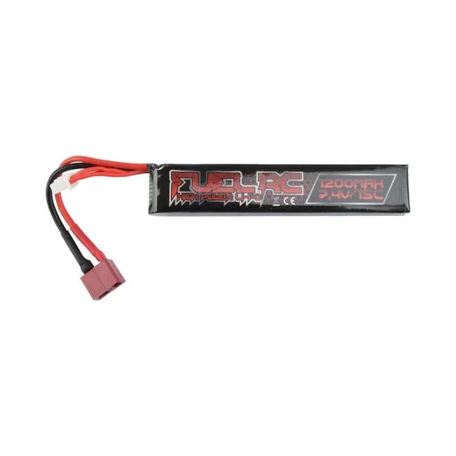 Fuel LI-PO 7,4V 1200 mAh 15C Akku mit Dean Plug